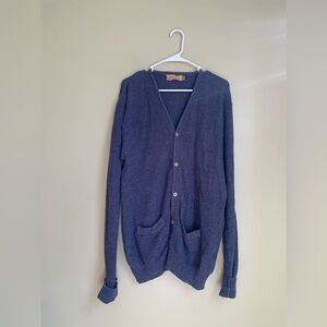 South bay cardigan Grandpa sweater soft long oversized mens cardi